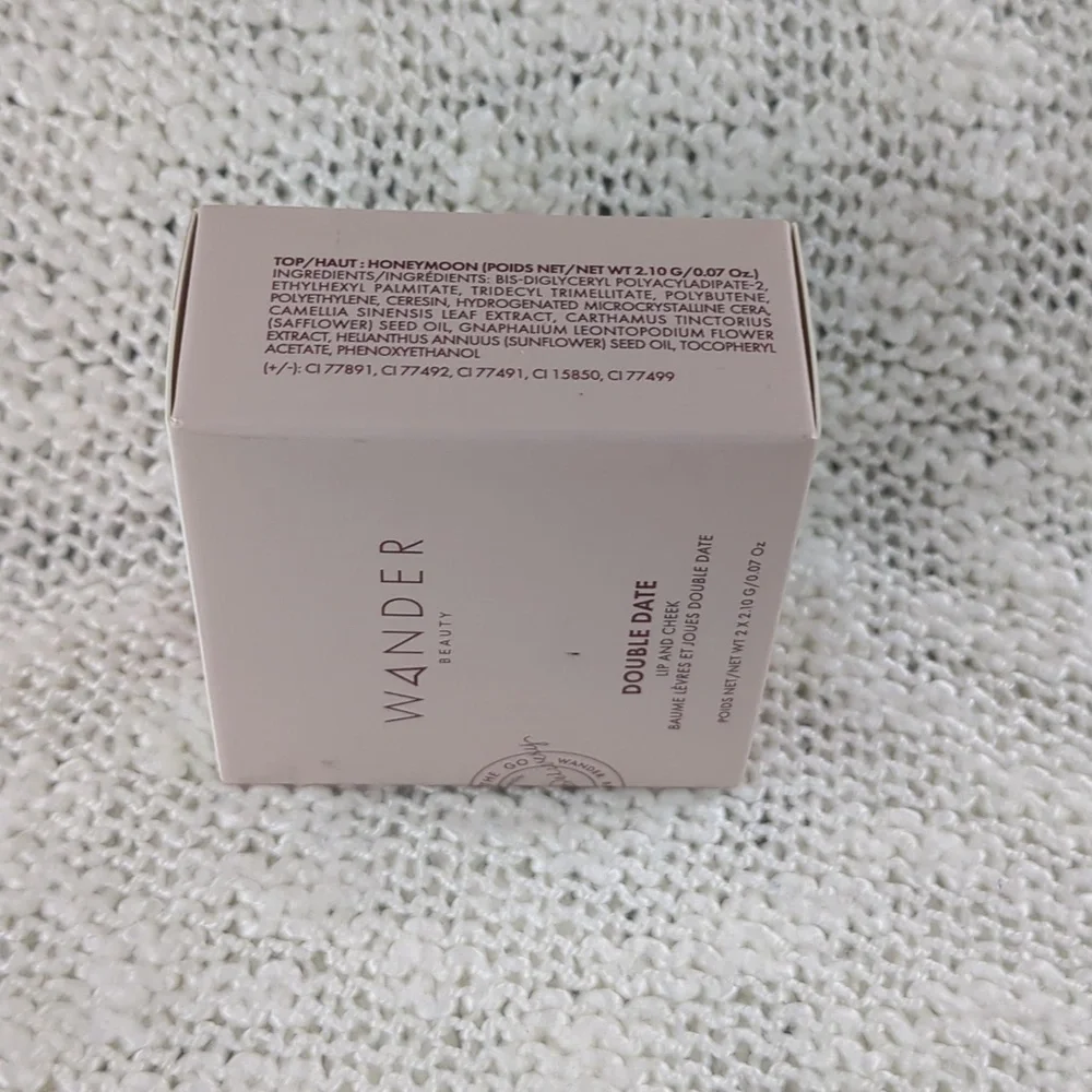 Wander Beauty Double Date Lip and Cheek in Honeymoon/Swipe, 2 x2.10g/0.0…